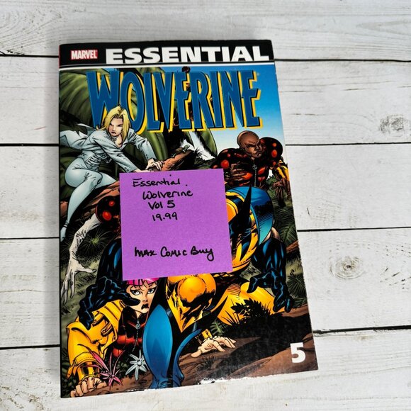 Marvel Essential Wolverine Vol 5 TPB Graphic Novel Larry Hama Adam Kubert X-Men - Picture 7 of 7